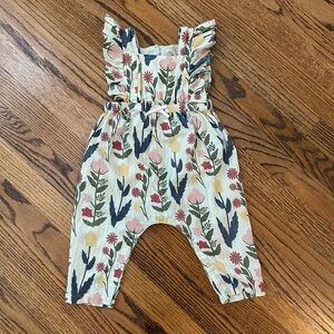 Pink Chicken Baby June Jumper in Paper Floral, 18-24 months